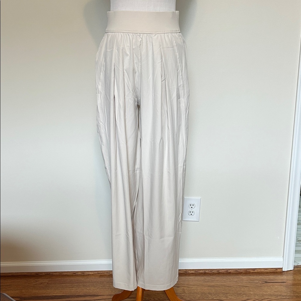 Elegant Cream Women's Pants